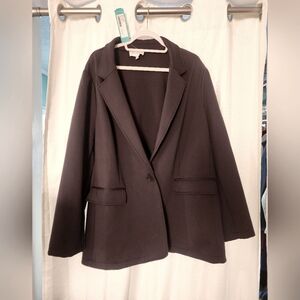 Skies are Blue Longline Blazer Jacket Womens Sz 3X Career Business NWT